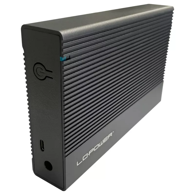 HDD/SSD-kotelo LC-Power LC-35U3-C 3,5 inch musta USB Type-C 6 Gbit/s