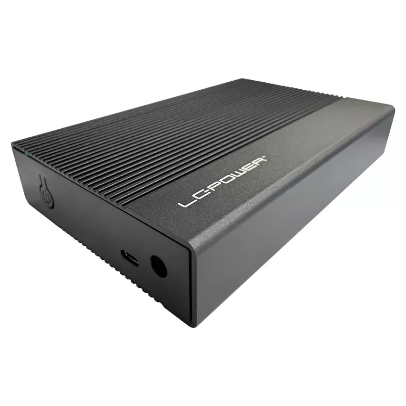 HDD/SSD-kotelo LC-Power LC-35U3-C 3,5 inch musta USB Type-C 6 Gbit/s