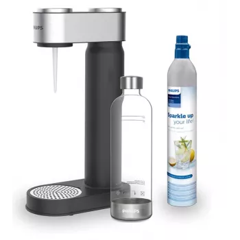 Hiilihapotin Philips muovi musta 1L PET-pullo