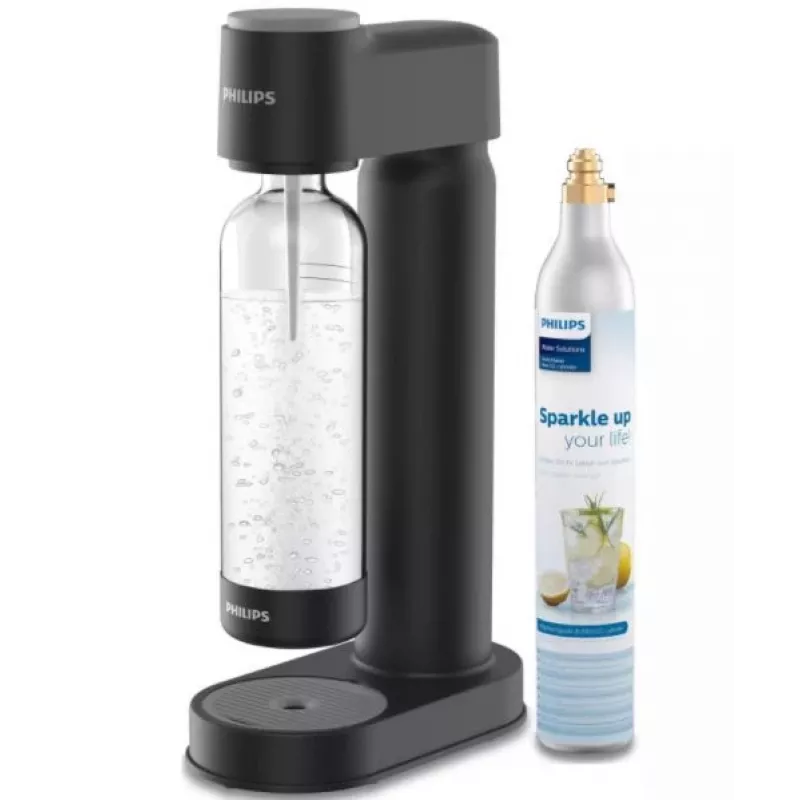 Hiilihapotin Philips muovi musta 1L PET-pullo