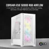 PC-kotelo Corsair iCUE 5000D RGB Airflow Midi-Tower valkoinen
