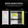 PC-kotelo Corsair iCUE 5000D RGB Airflow Midi-Tower valkoinen