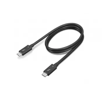 Lenovo 4X91K16968 Thunderbolt-kaapeli 0,7 m 40 Gbit/s musta