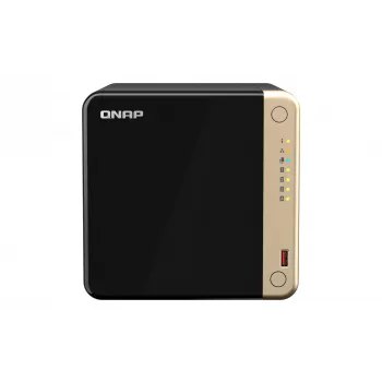 QNAP TS-464 NAS Tower Intel® Celeron® N5095 8 GB DDR4 0 TB QNAP QTS musta