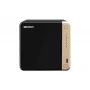QNAP TS-464 NAS Tower Intel® Celeron® N5095 8 GB DDR4 0 TB QNAP QTS musta