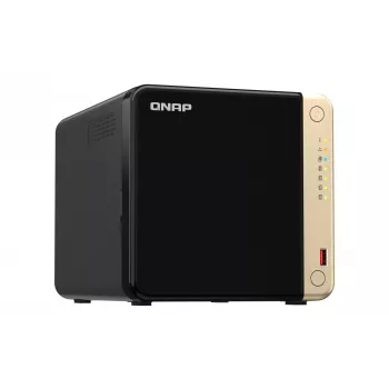 QNAP TS-464 NAS Tower Intel® Celeron® N5095 8 GB DDR4 0 TB QNAP QTS musta
