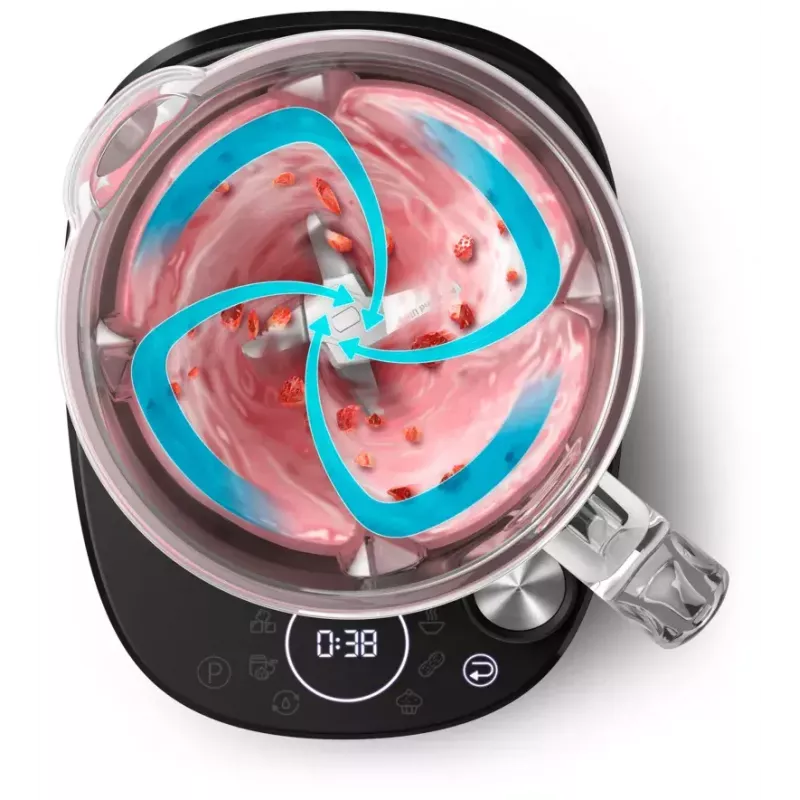 Philips 7000 -sarjan yleiskone HR3760/00 musta metalli