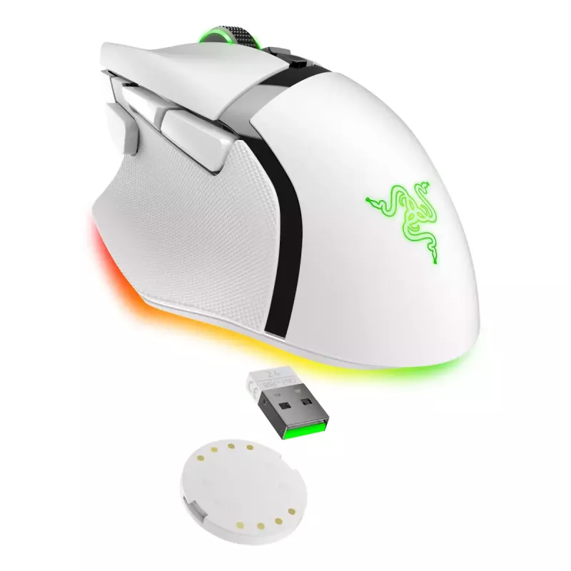 Razer Basilisk V3 Pro langaton pelihiiri, valkoinen