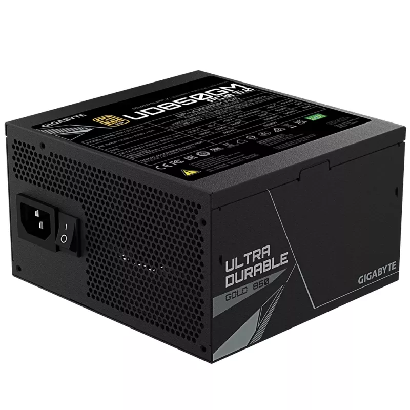 GIGABYTE GP-UD850GM PG5 virtalähde 850 W 20+4 pin ATX ATX musta