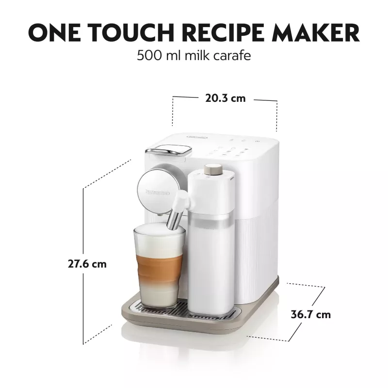 De’Longhi Lattissima One Nespresso Gran Lattissima kahvinkeitin, Elegantes Dunkel
