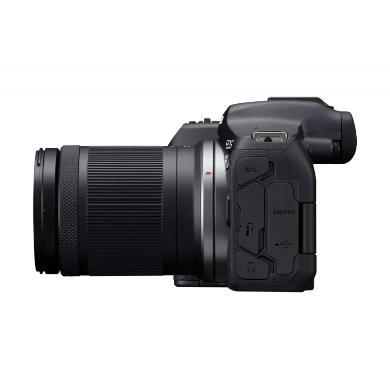 Canon EOS R7 järjestelmäkamera RF-S 18-150mm F3.5-6.3 IS STM -objektiivilla, 32,5 MP CMOS, 4K-video, 0,53 kg, musta