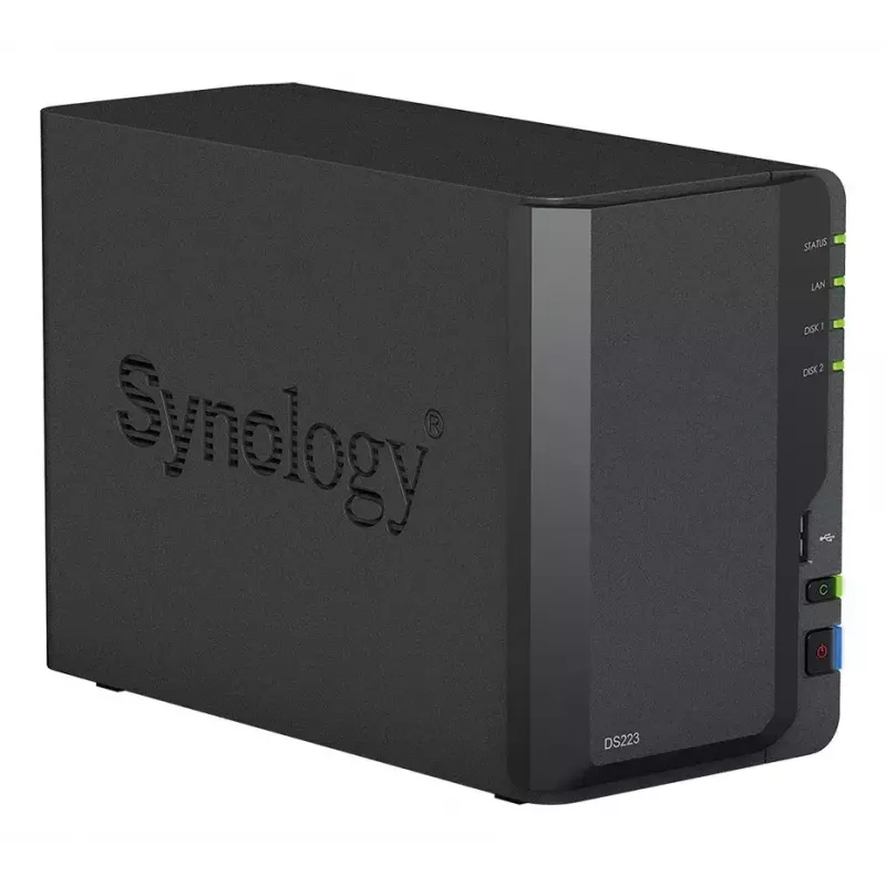 NAS Synology DiskStation DS223 pöytämalli Realtek RTD1619B 2 GB DDR4