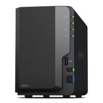 NAS Synology DiskStation DS223 pöytämalli Realtek RTD1619B 2 GB DDR4