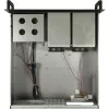 Inter-Tech IPC 3U-3508 tallennuspalvelinkotelo, 48,3 cm telineeseen 3U, ATX, SATA/SAS Hot-Swap, 2x 5,25 tuuman ulkoinen paikka, ilman virtalähdettä, musta