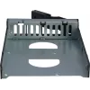 Inter-Tech IPC 3U-3508 tallennuspalvelinkotelo, 48,3 cm telineeseen 3U, ATX, SATA/SAS Hot-Swap, 2x 5,25 tuuman ulkoinen paikka, ilman virtalähdettä, musta