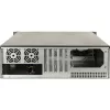 Inter-Tech IPC 3U-3508 tallennuspalvelinkotelo, 48,3 cm telineeseen 3U, ATX, SATA/SAS Hot-Swap, 2x 5,25 tuuman ulkoinen paikka, ilman virtalähdettä, musta
