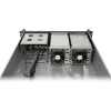 Inter-Tech IPC 3U-3508 tallennuspalvelinkotelo, 48,3 cm telineeseen 3U, ATX, SATA/SAS Hot-Swap, 2x 5,25 tuuman ulkoinen paikka, ilman virtalähdettä, musta