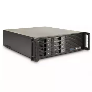 Palvelinkaappi Inter-Tech 3U-3508 musta 480x528x132mm 5,25 tuuman HDD