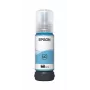 Epson EcoTank 107 mustepullo, vaalea syaani, 70 ml (C13T09B540)