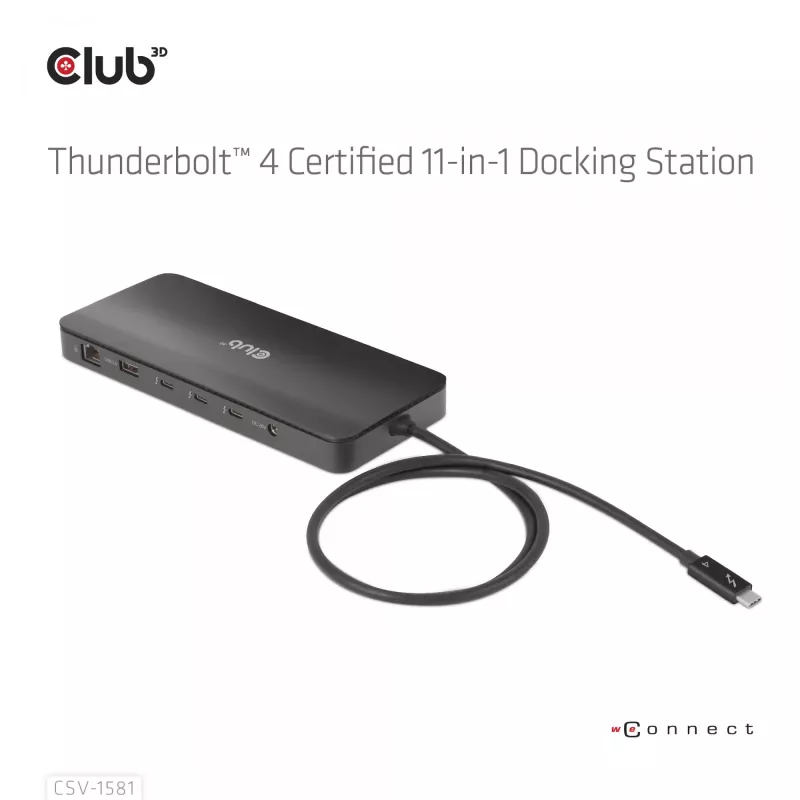 Telakointiasema CLUB3D Thunderbolt 4 Certified 11-in-1 140W