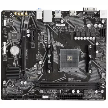 GIGABYTE A520M K V2 emolevy - tukee AMD Ryzen 5000 -sarjaa AM4 CPU, jopa 5100MHz DDR4 (OC), PCIe Gen3 x4 M.2, GbE LAN, USB 3.2 Gen 1