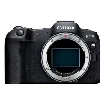 Canon EOS R8 + RF 24-50mm F4.5-6.3 IS STM -sarja, 24.2 MP, 6000 x 4000 pikseliä, CMOS, 4K Ultra HD, kosketusnäyttö, musta
