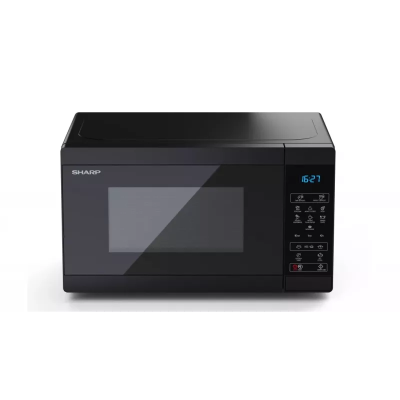 Sharp YC-MS02E-B mikroaaltouuni musta soolo-mikroaaltouuni työtaso 20 l 800 W