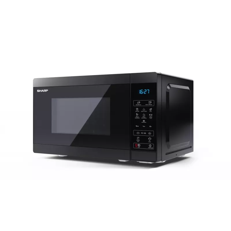Sharp YC-MS02E-B mikroaaltouuni musta soolo-mikroaaltouuni työtaso 20 l 800 W
