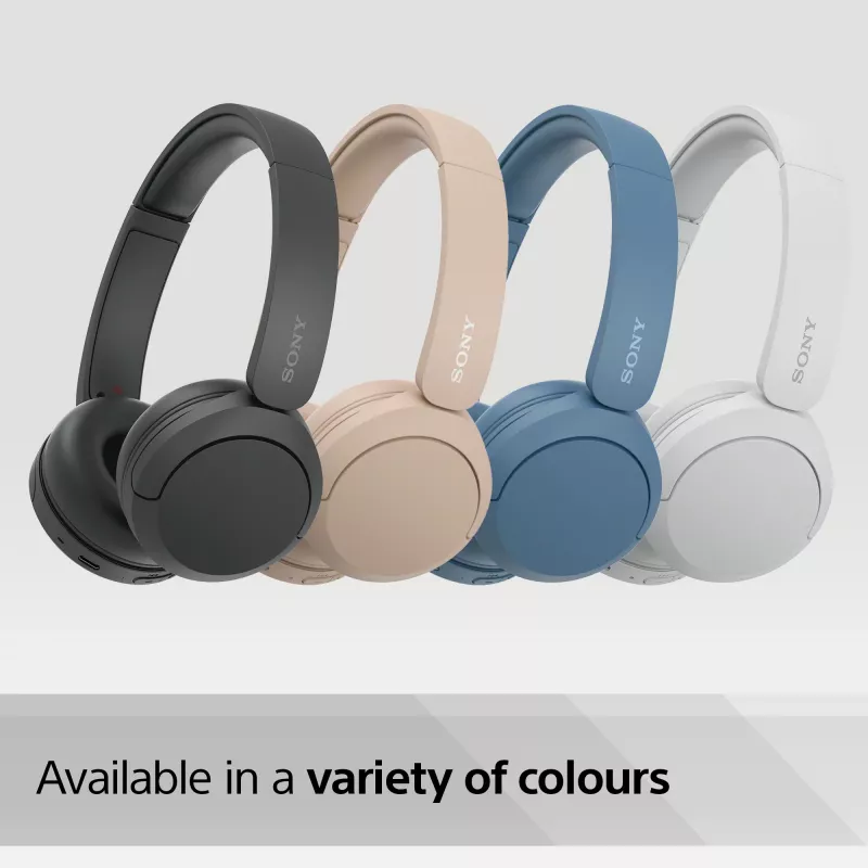 Sony WH-CH520 kuulokkeet langaton panta headset puhelut/musiikki USB Type-C sininen