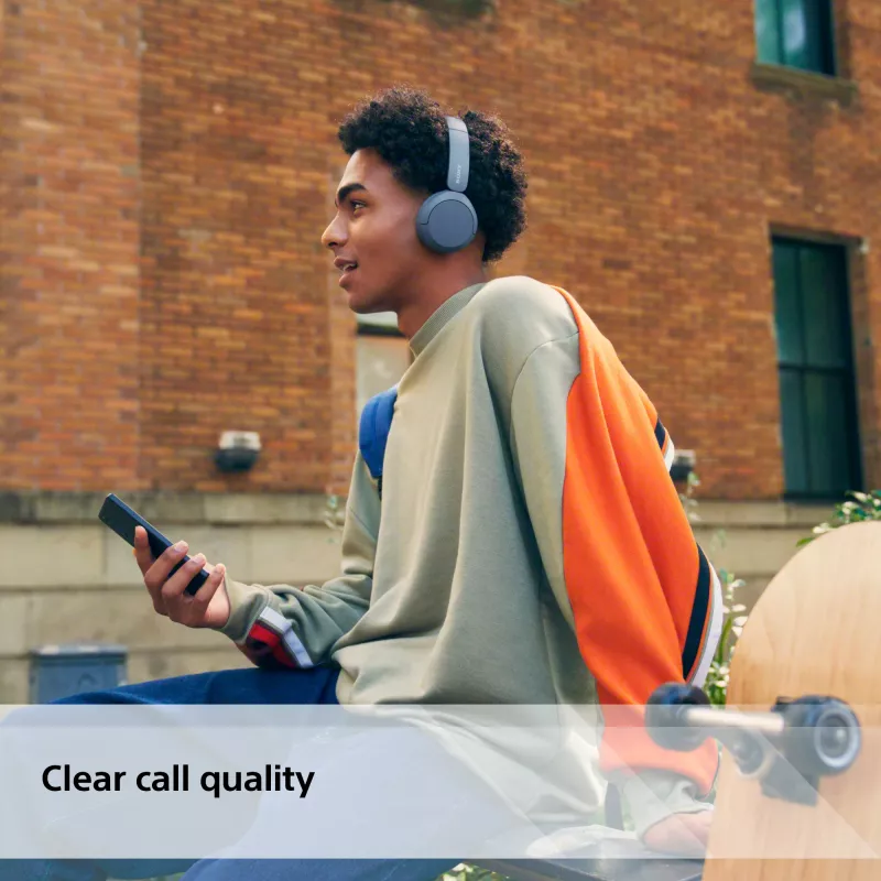 Sony WH-CH520 kuulokkeet langaton panta headset puhelut/musiikki USB Type-C sininen