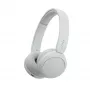 Sony WH-CH520 langattomat on-ear-kuulokkeet, Bluetooth 5.2, 50 h toisto, USB-C-lataus, valkoinen