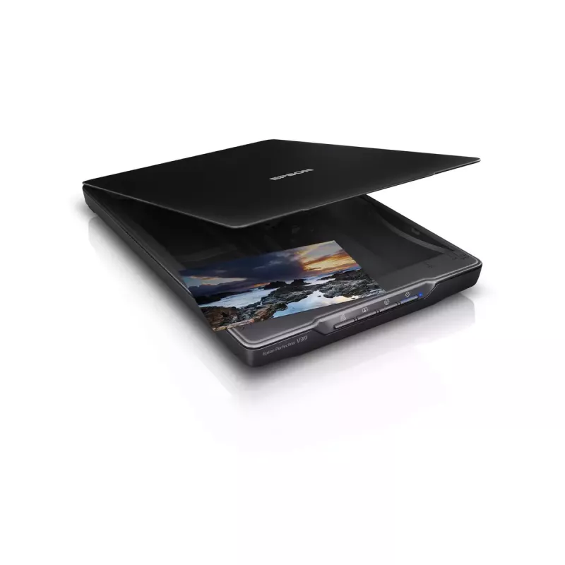 Tasoskanneri Epson Perfection V39II — A4, 4800 x 4800 DPI, CIS, USB-käyttöinen, musta