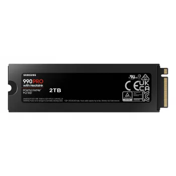 SSD-asema Samsung 990 PRO jäähdytyssiilillä 2000 GB M.2 2280 M.2 NVMe MZ-V9P2T0CW