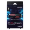 SSD-asema Samsung 990 PRO jäähdytyssiilillä 2000 GB M.2 2280 M.2 NVMe MZ-V9P2T0CW