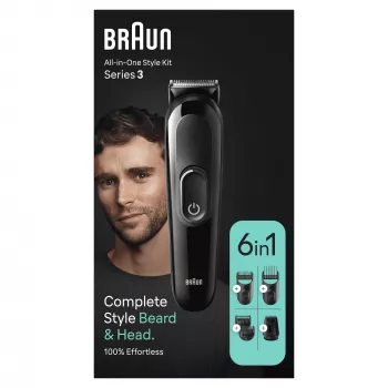 Braun MGK3410 musta nikkelimetallihydridi (NiMH)