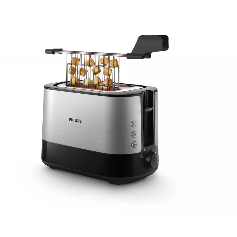 Philips Viva Collection HD2635/90 leivänpaahdin 7 2 viipaletta musta, titaani