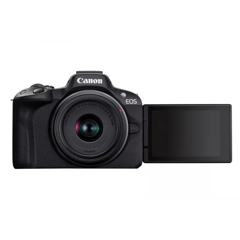Peilitön kamera Canon EOS R50 musta 24,2 MP 4K Ultra HD