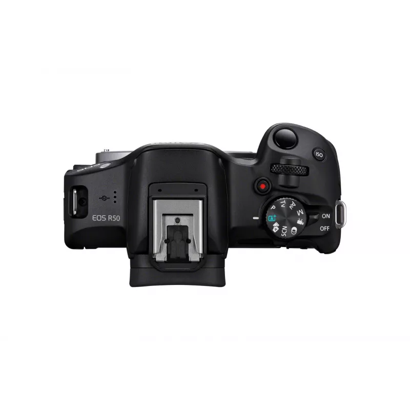 Peilitön kamera Canon EOS R50 musta 24,2 MP 4K Ultra HD