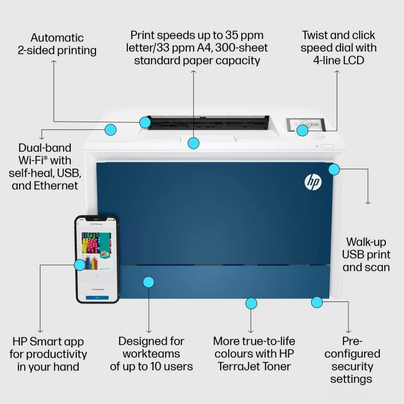 Tulostin HP Color LaserJet Pro 4202dw laser väri