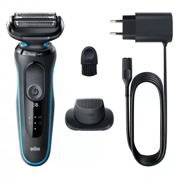 Braun Series 5 51-M1200s miesten parranajokone kalvoparranajokone trimmeri musta, sininen
