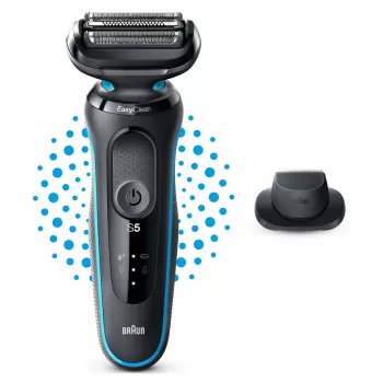 Braun Series 5 51-M1200s miesten parranajokone kalvoparranajokone trimmeri musta, sininen