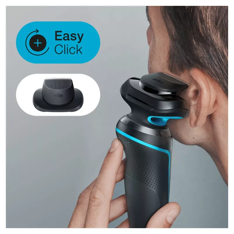 Braun Series 5 51-M1200s miesten parranajokone kalvoparranajokone trimmeri musta, sininen