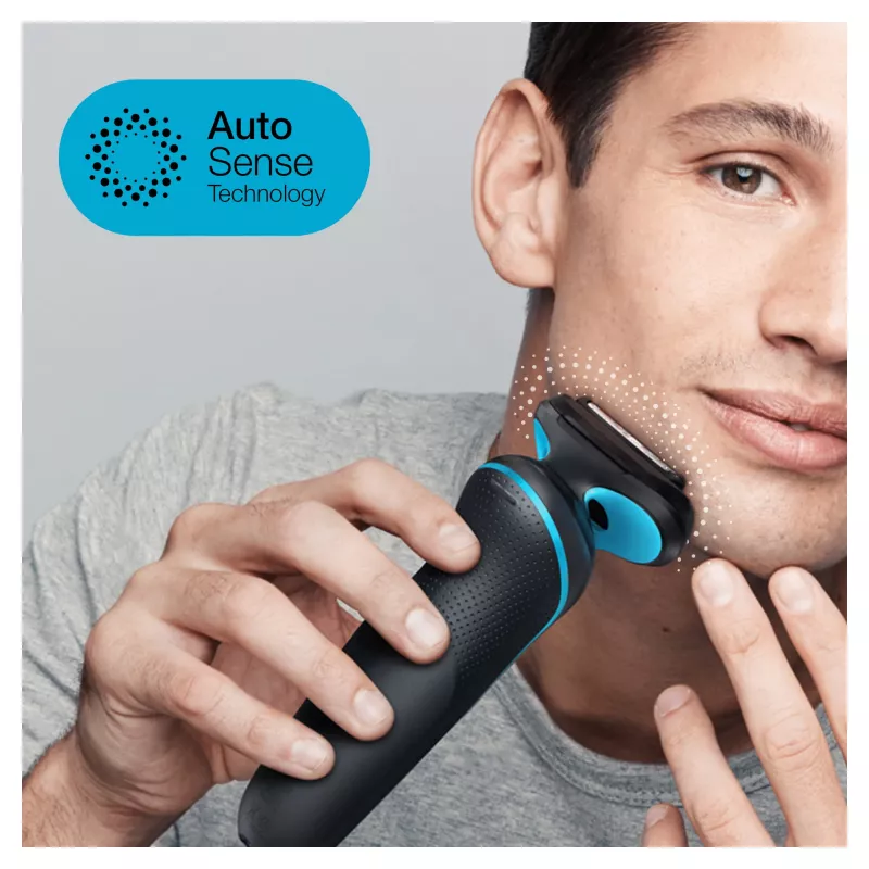 Braun Series 5 51-M1200s miesten parranajokone kalvoparranajokone trimmeri musta, sininen