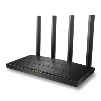 TP-Link Archer AX1500 Wi-Fi 6 -reititin, Wi-Fi 6 (802.11ax), dualband (2,4 GHz / 5 GHz), Ethernet LAN, musta, pöytäreititin