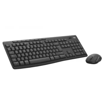 Näppäimistö- ja hiirisarja Logitech MK370 Combo for Business — Full-Size QWERTY (US International), RF Wireless + Bluetooth, grafiitti