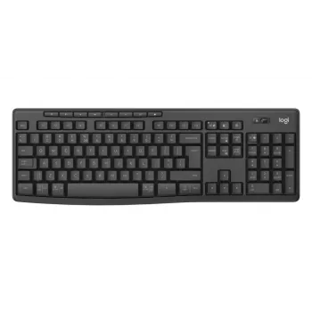 Näppäimistö- ja hiirisarja Logitech MK370 Combo for Business — Full-Size QWERTY (US International), RF Wireless + Bluetooth, grafiitti