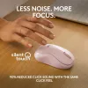LOGITECH M240 hiljainen hiiri - Bluetooth - pinkki