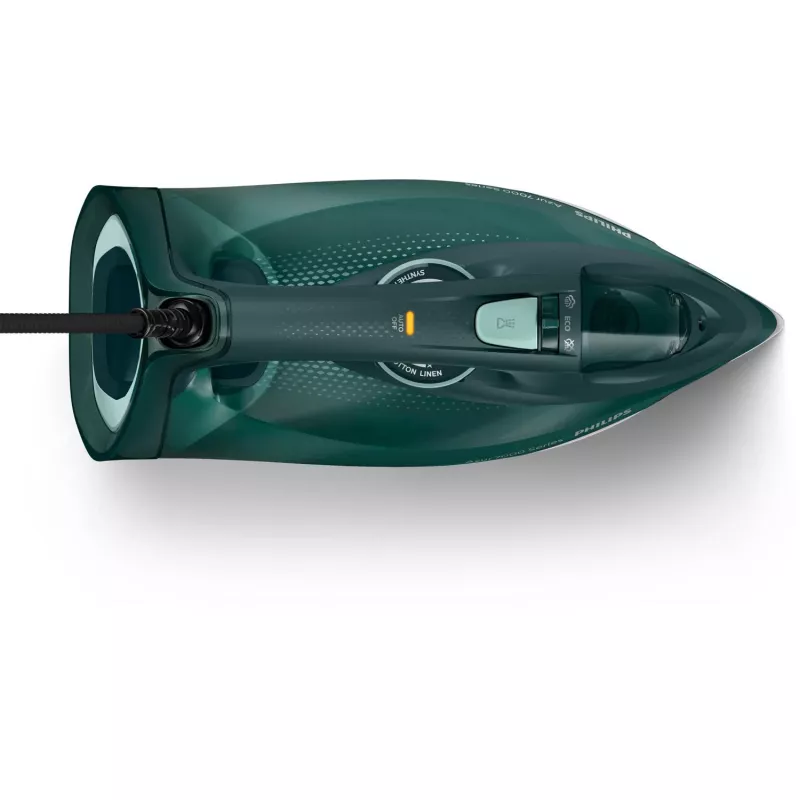 Philips 7000-sarja DST7050/70 silitysrauta höyrysilitysrauta SteamGlide Elite silityspohja 2800 W vihreä