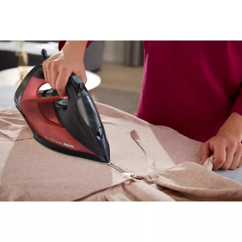 Philips 7000-sarja DST7022/40 silitysrauta höyrysilitysrauta SteamGlide Plus silityspohja 2800 W musta