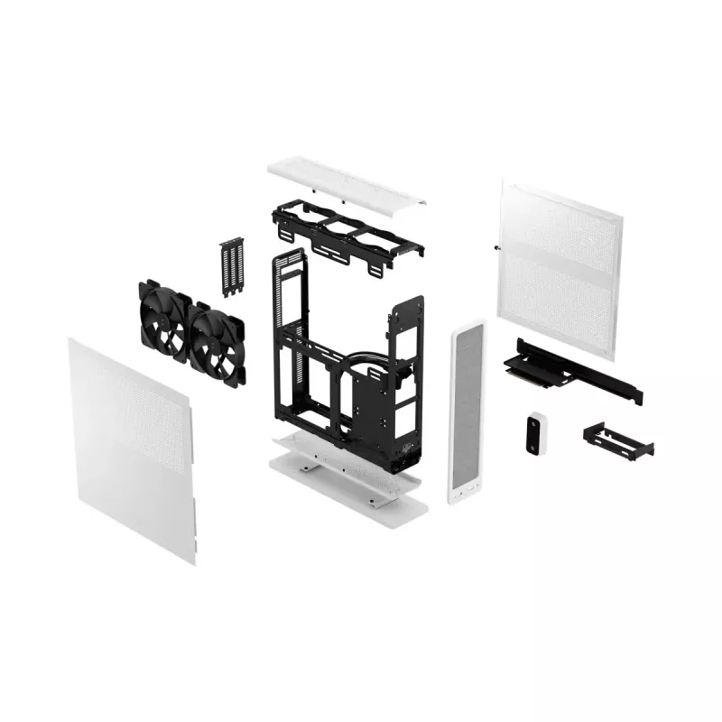 PC-kotelo Fractal Design Ridge Small Form Factor valkoinen